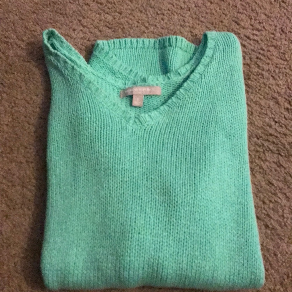 Sea foam knit sweater